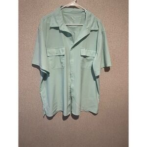 Rugged Earth Outfitters XL Mens Button Up Fishing Shirt Vented‎ Back Pockets